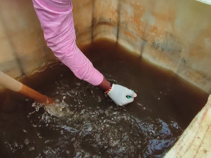 Intervention en bassin de rétention sur une eau chargée en hydrocarbures
